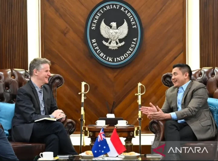 Seskab Sambut Dubes Australia, Diskusi Kunjungan PM Albanese ke Indonesia